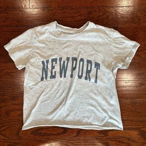 Brandy Melville John Galt Newport Crop T shirt